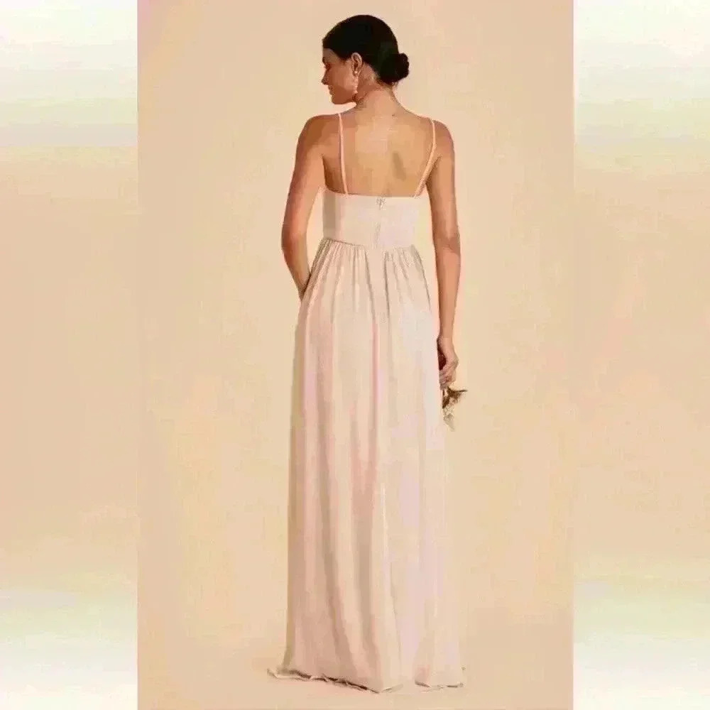 Birdy Grey August Convertible Dress Chiffon Dusty Rose XL NWT Bridesmaid Formal - Picture 4 of 4